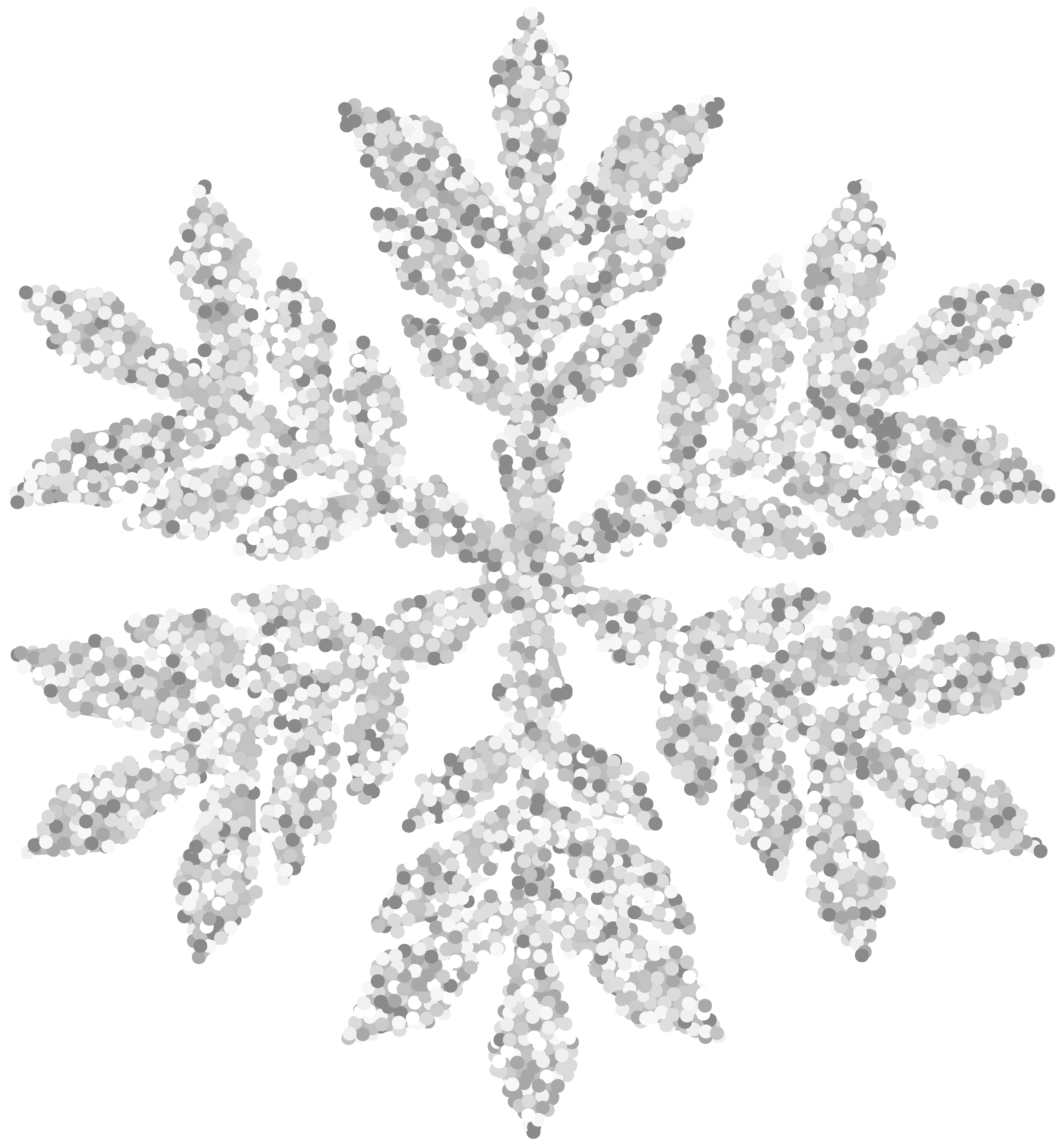 Silver Snowflake Clip Art​  Gallery Yopriceville - High-Quality Free  Images and Transparent PNG Clipart